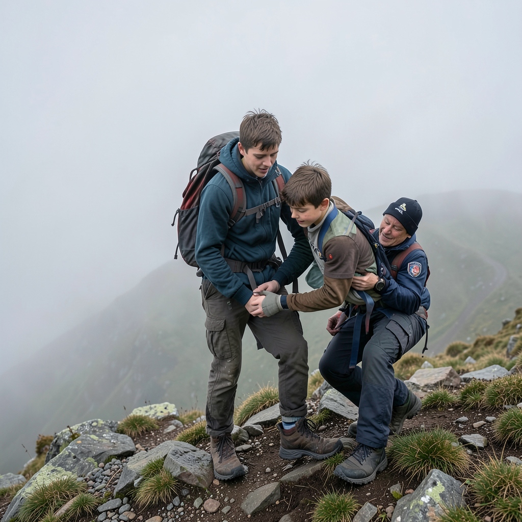 Young person saved from foggy Yorkshire peak after twisting ankle close to top